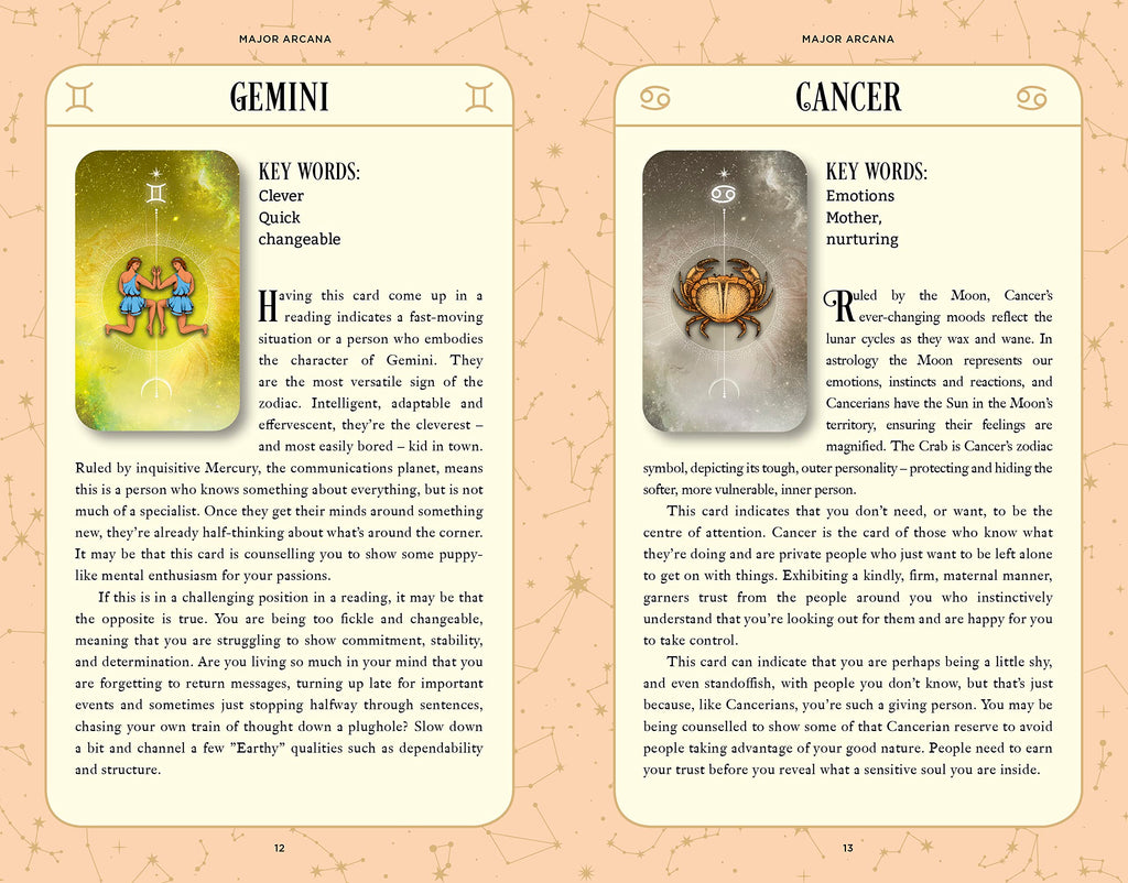 The Astrological Tarot Book and Card Deck