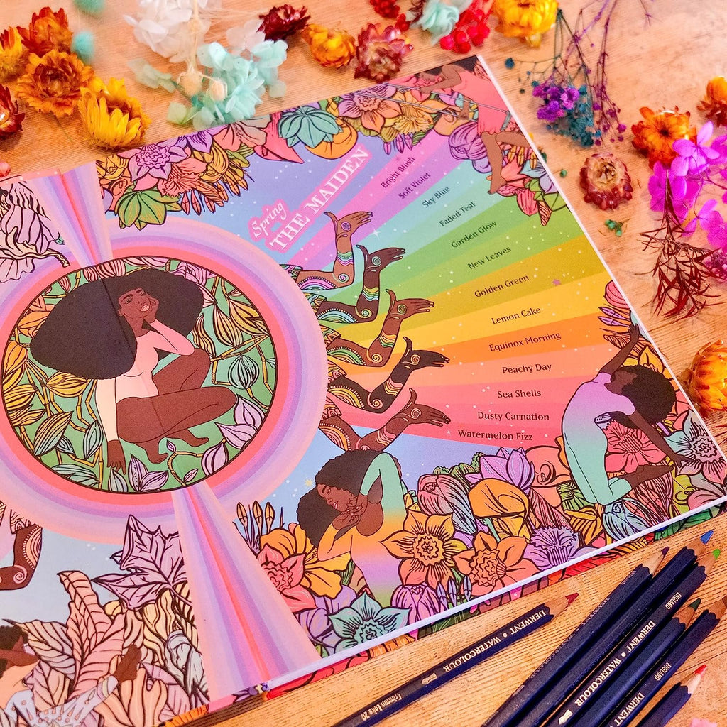 The Divine Feminine Self-Discovery Coloring Journal