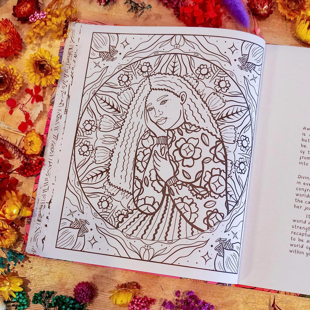 The Divine Feminine Self-Discovery Coloring Journal