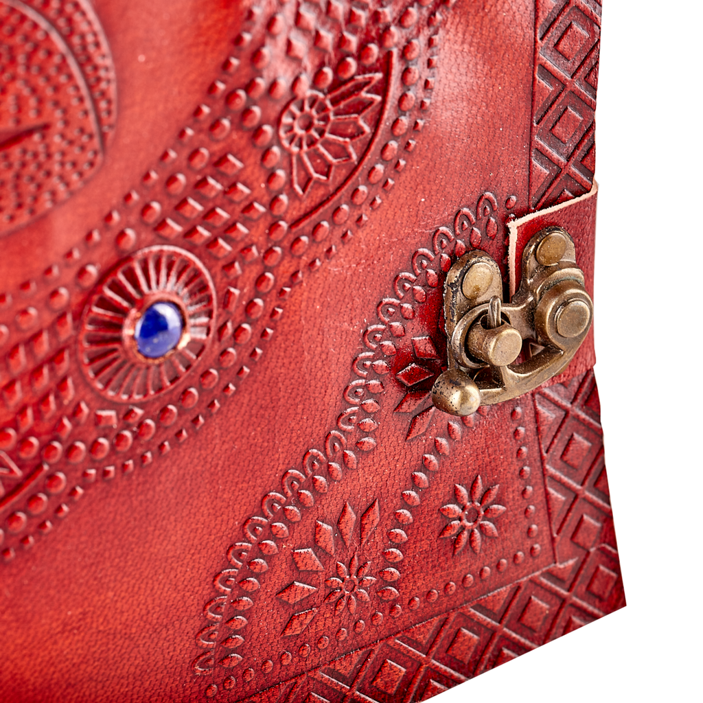 Mermaid and Stones Leather Journal 25 x 32cm