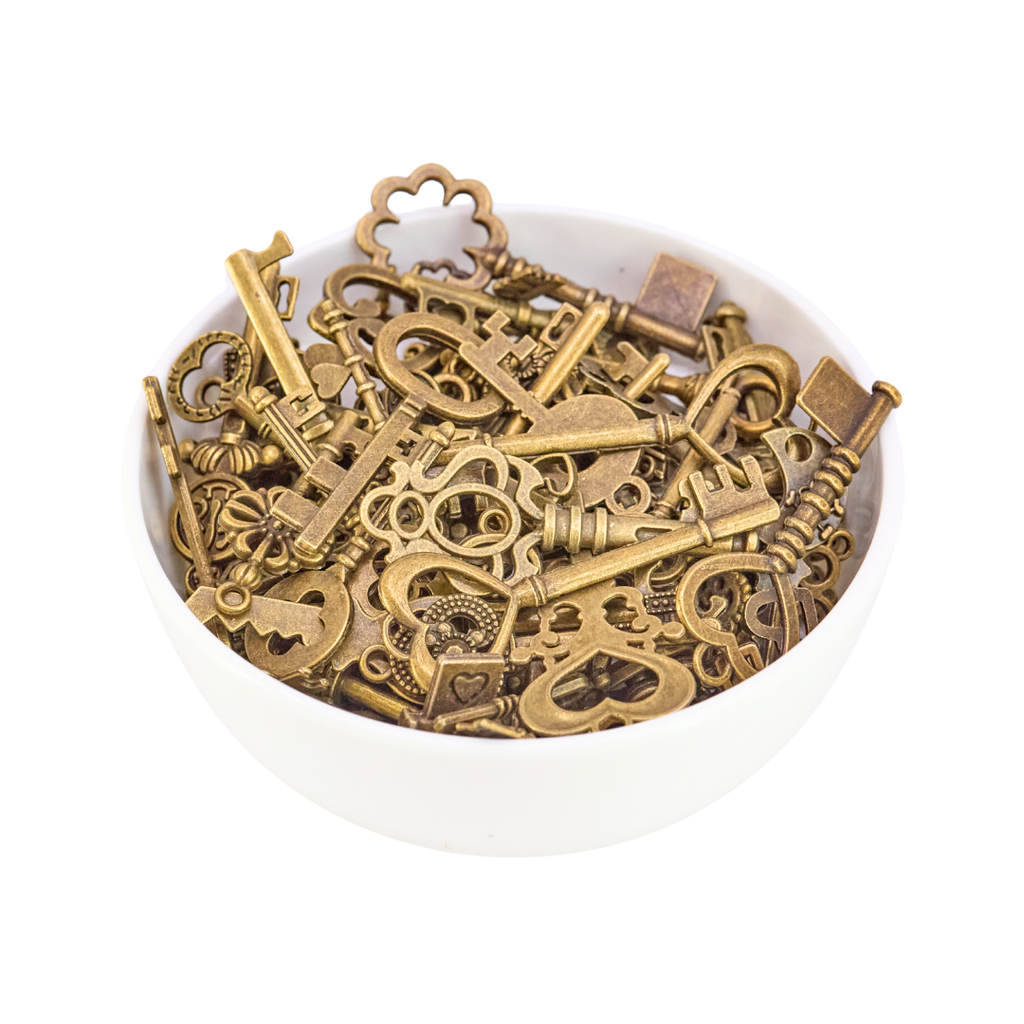 Assorted Vintage-Style Keys