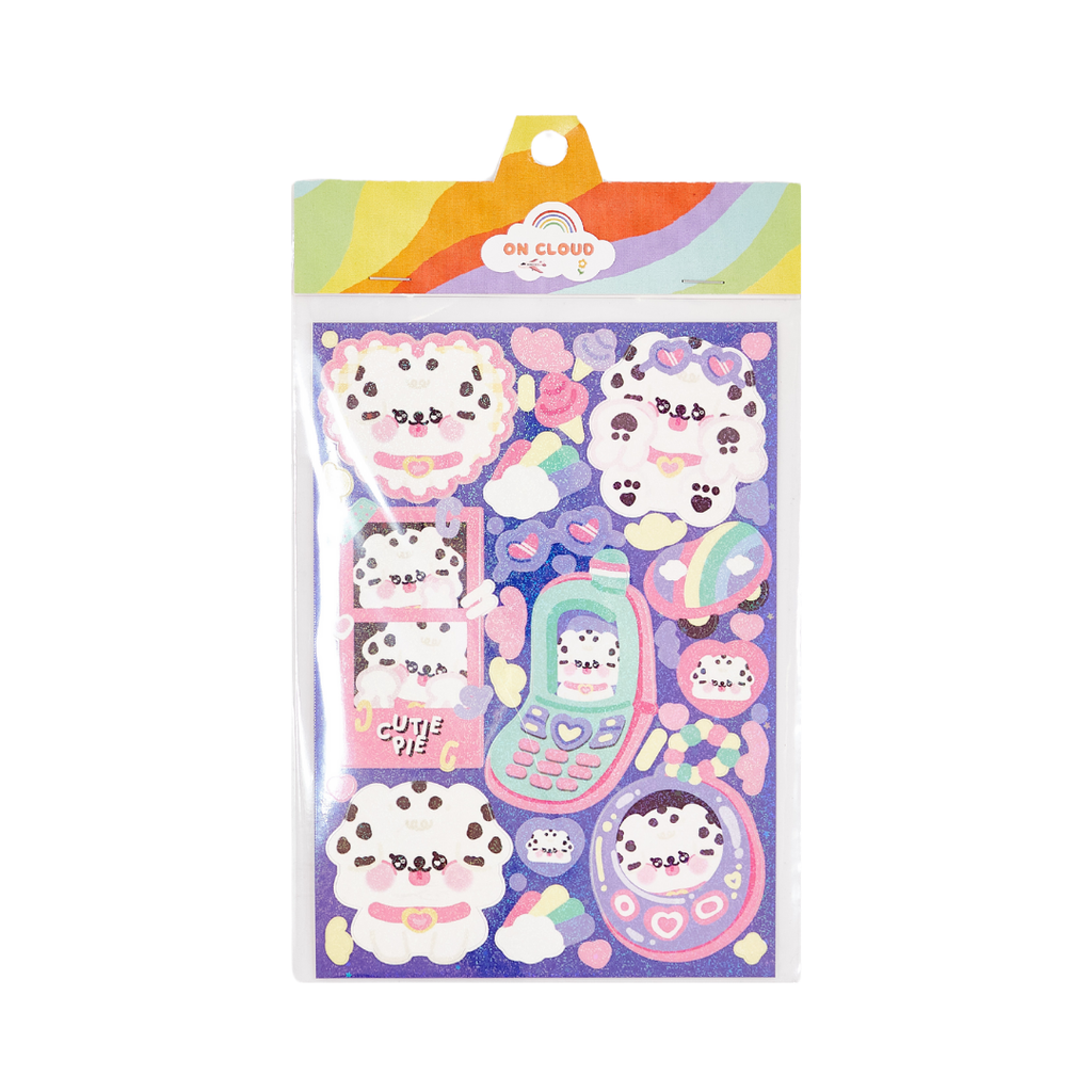 On Cloud Cutie Pie Sticker Sheet