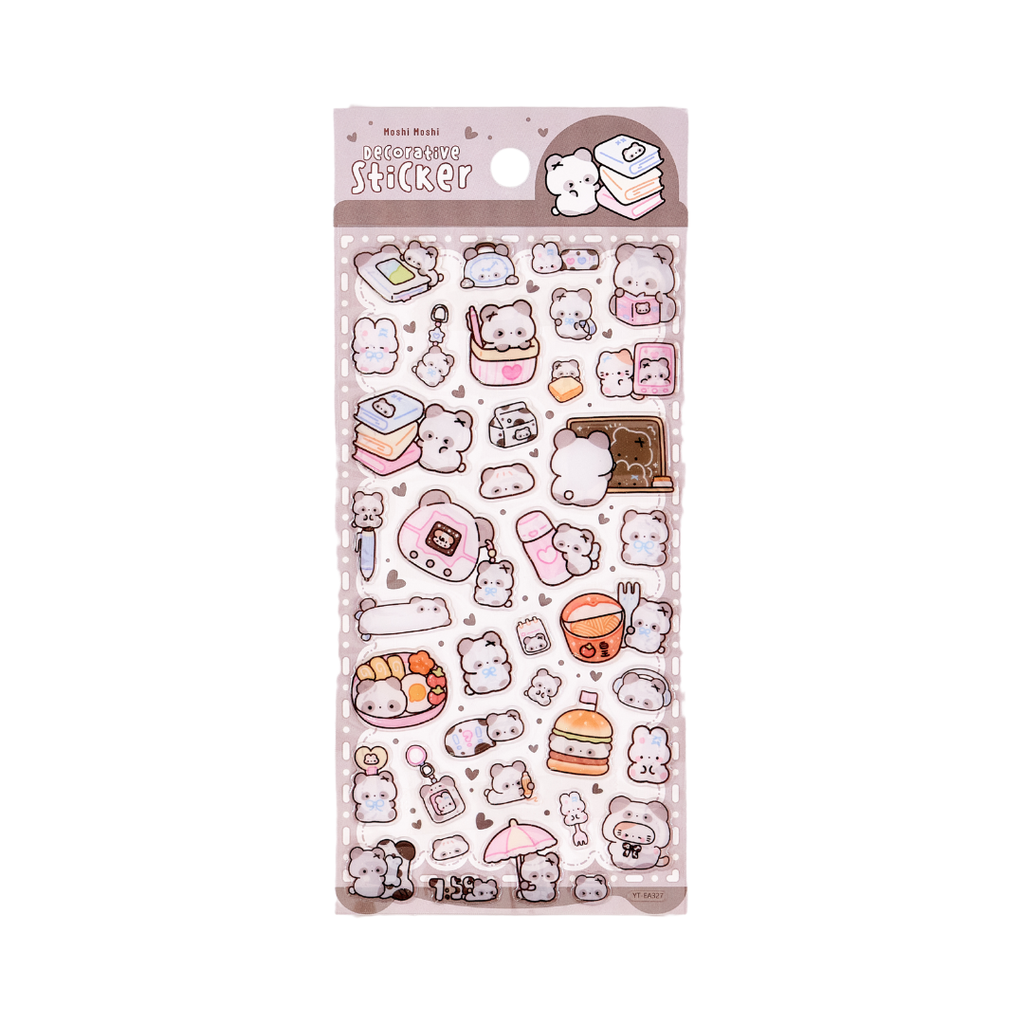 Moshi Moshi // Panda Jelly Sticker Sheet