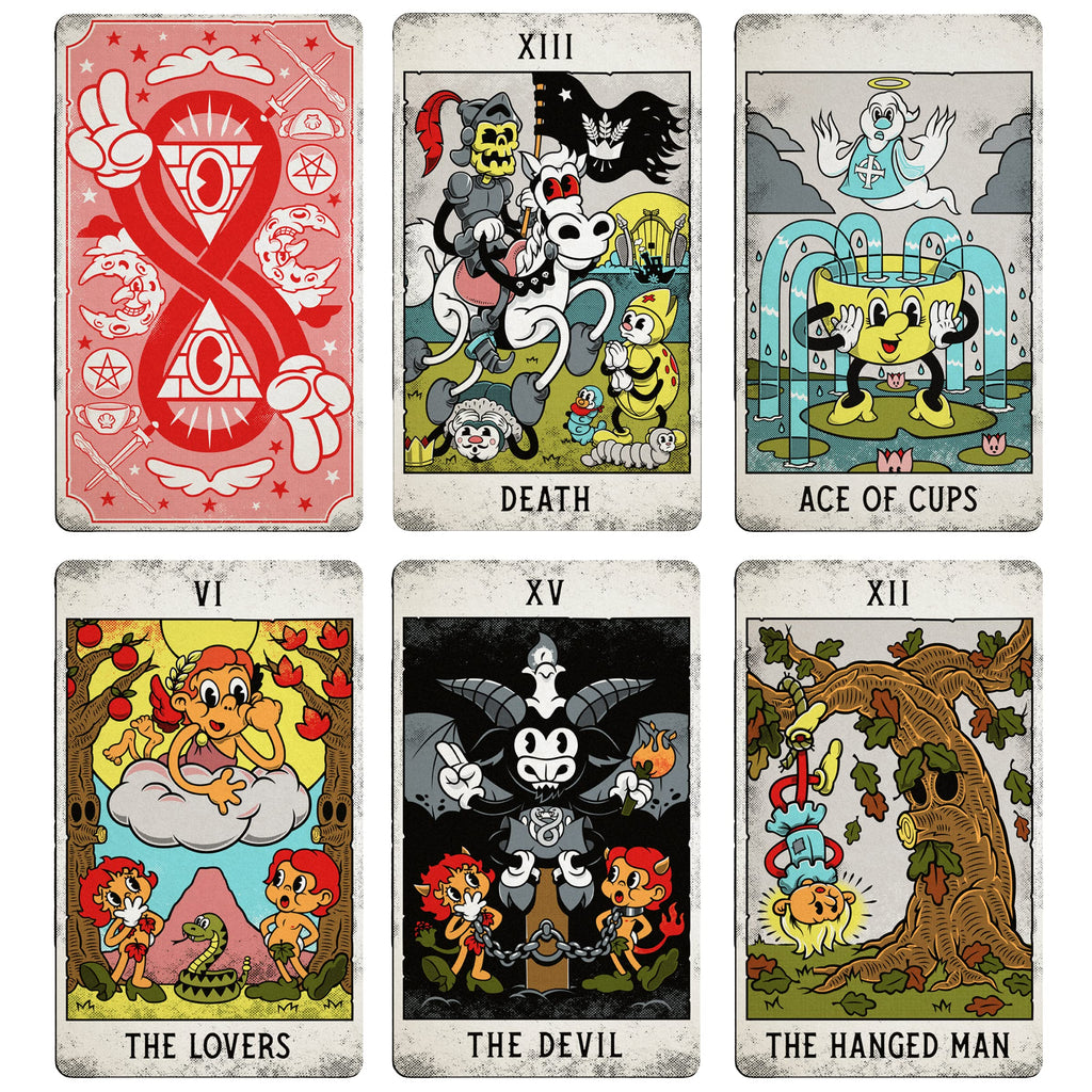 Mystical Medleys: A Vintage cartoon Tarot