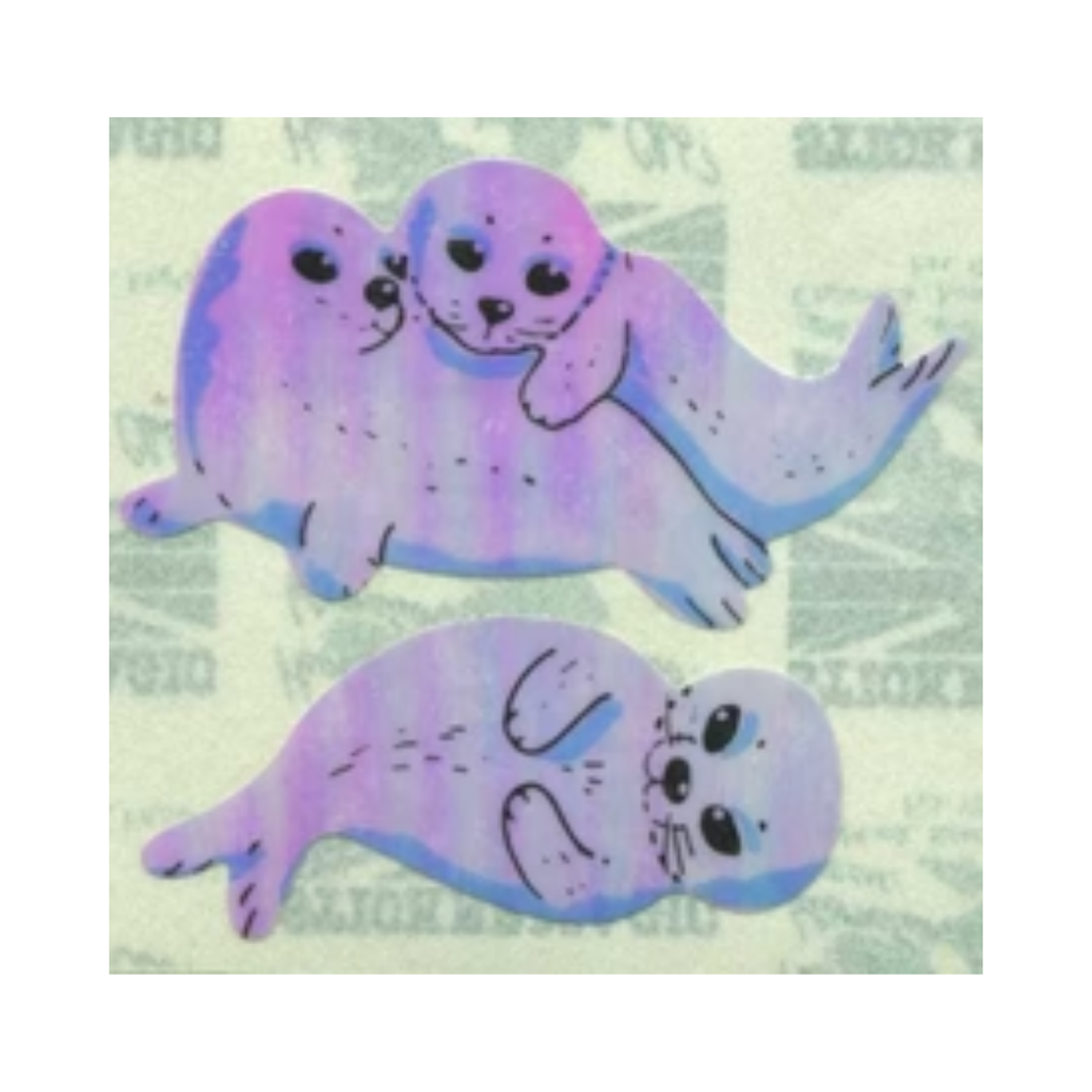 Seals Shiny Sticker Sheet