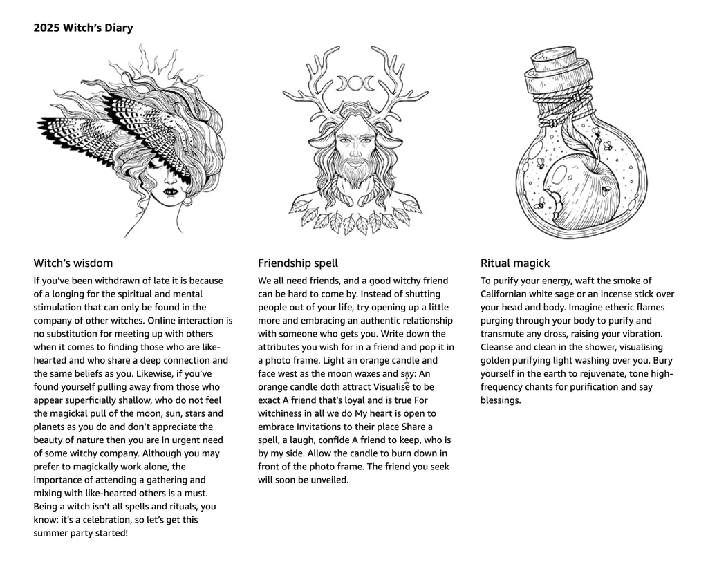 2025 Witch's Diary - Southern Hemisphere