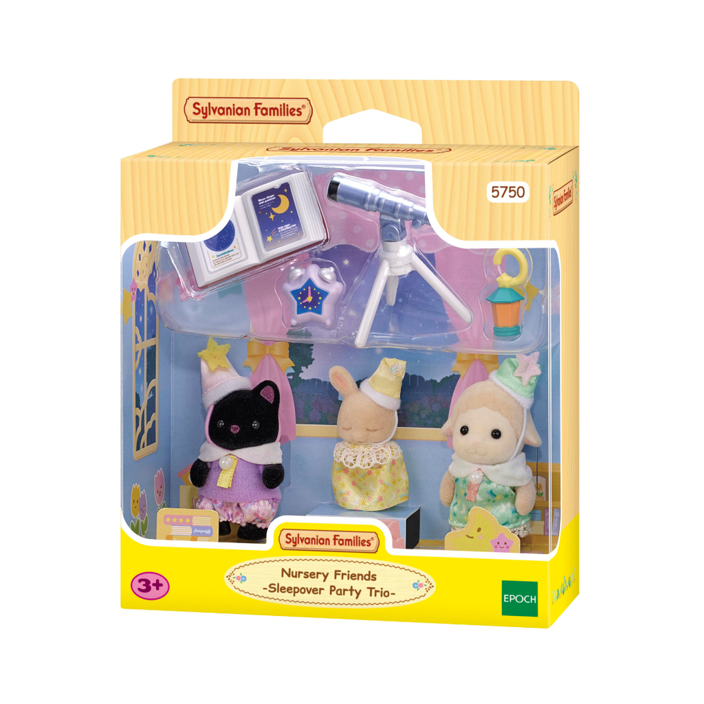 Sylvanian Families // Sleepover Party Trio