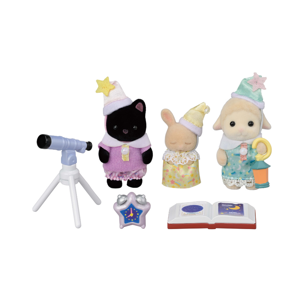 Sylvanian Families // Sleepover Party Trio