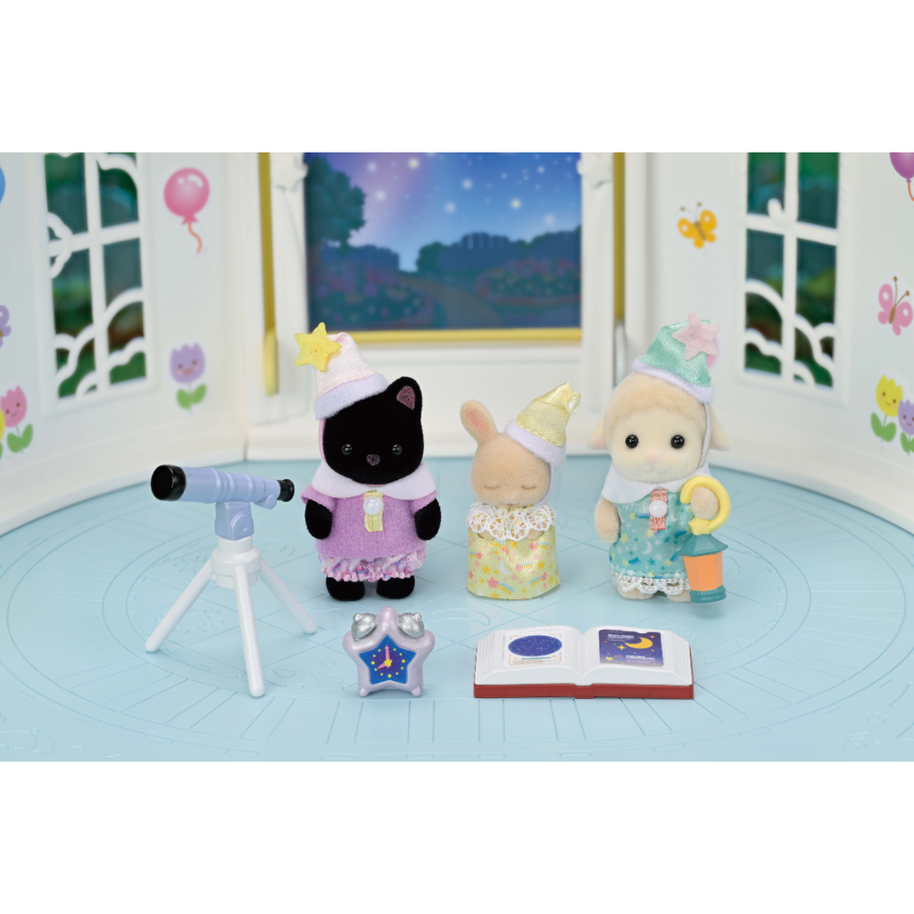 Sylvanian Families // Sleepover Party Trio