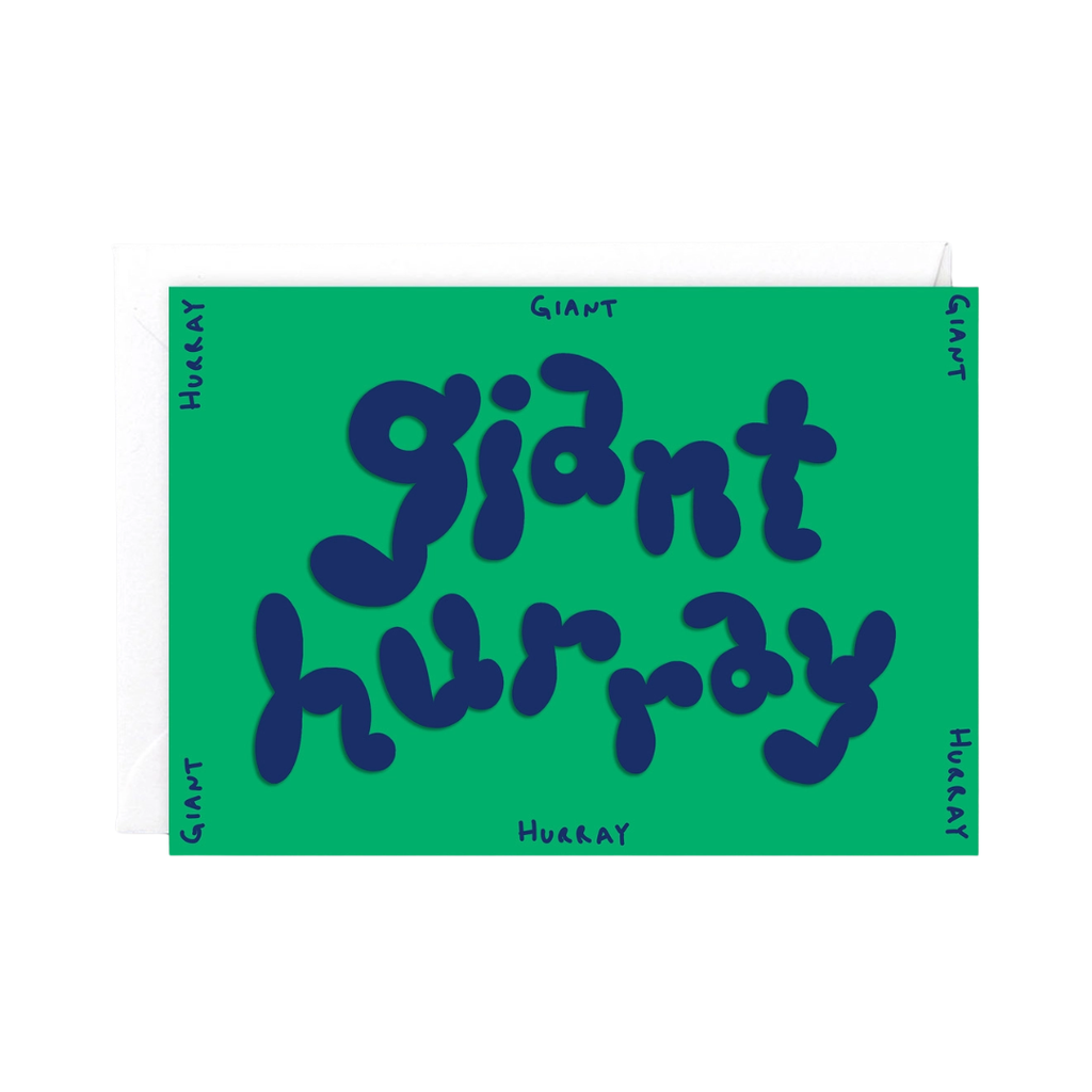 Giant Hurray Greeting Card