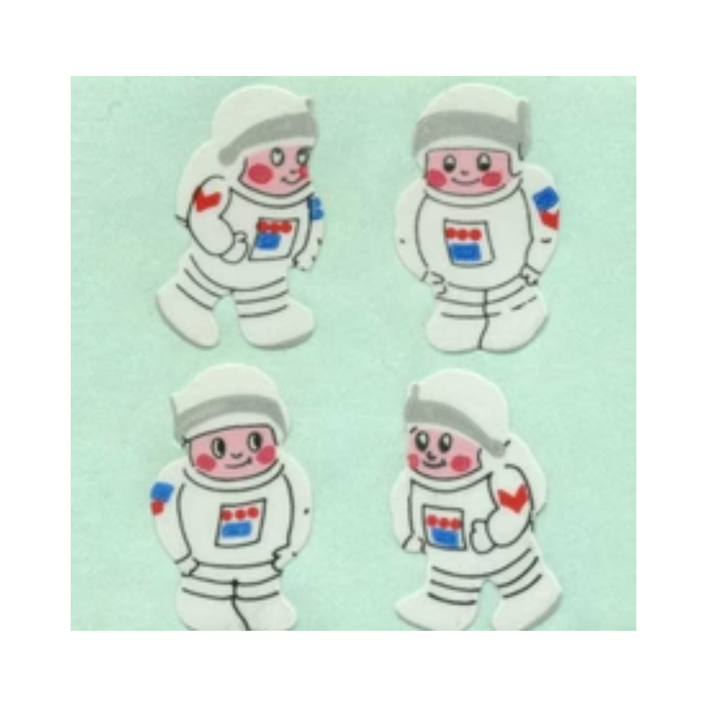 Young Astronauts Paper Sticker Sheet