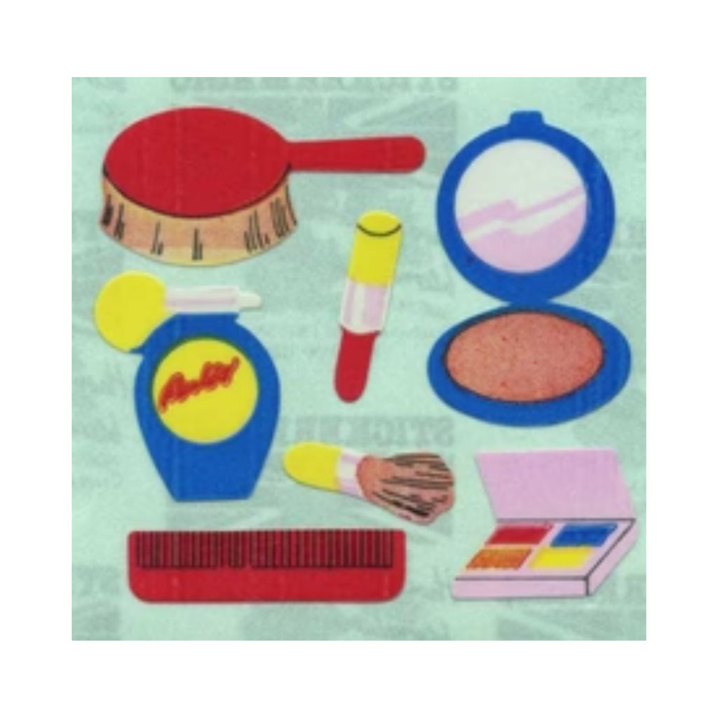 Make-Up Set Paper Sticker Sheet