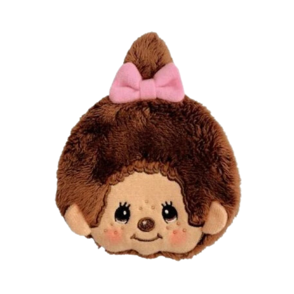 Monchhichi Coin Purse - Brown Bow