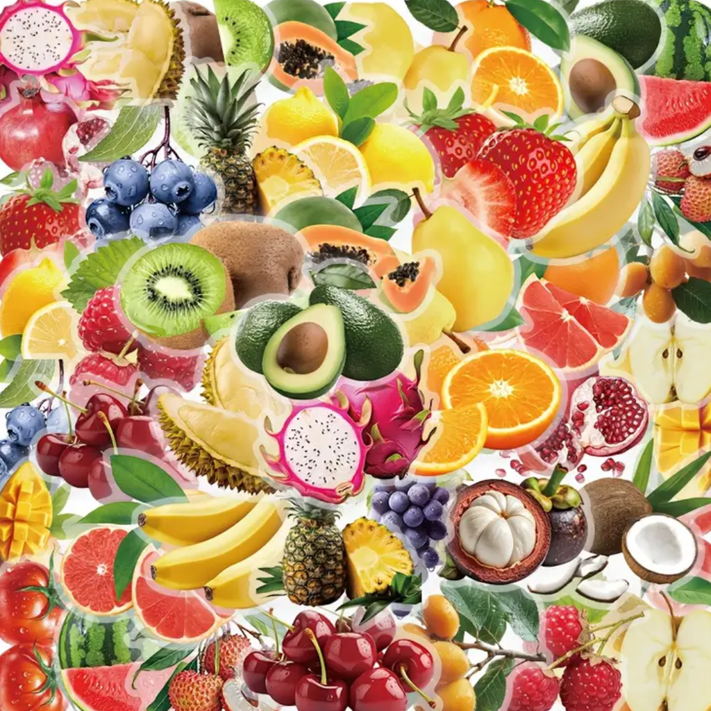 Transparent Fruit Sticker