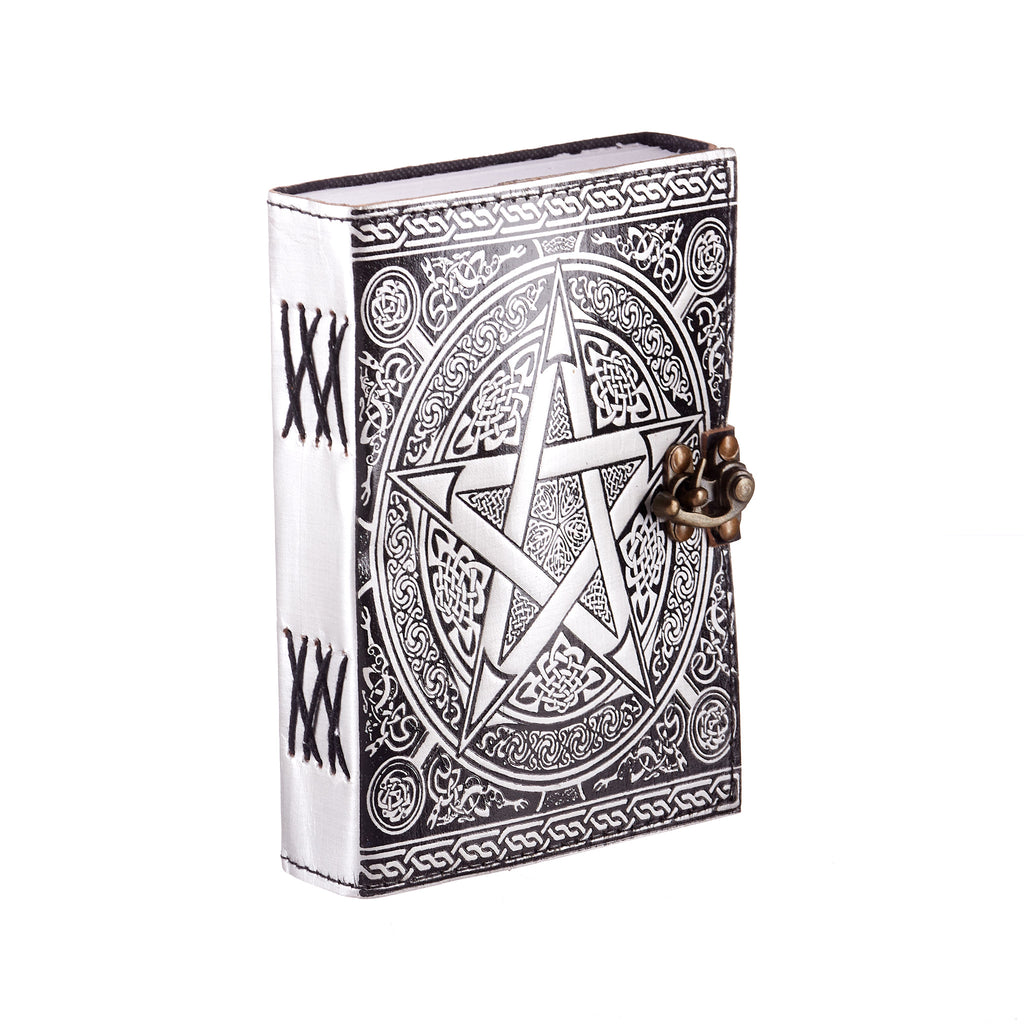 LTHR Journal Silver/Blk Pentagr main image 0