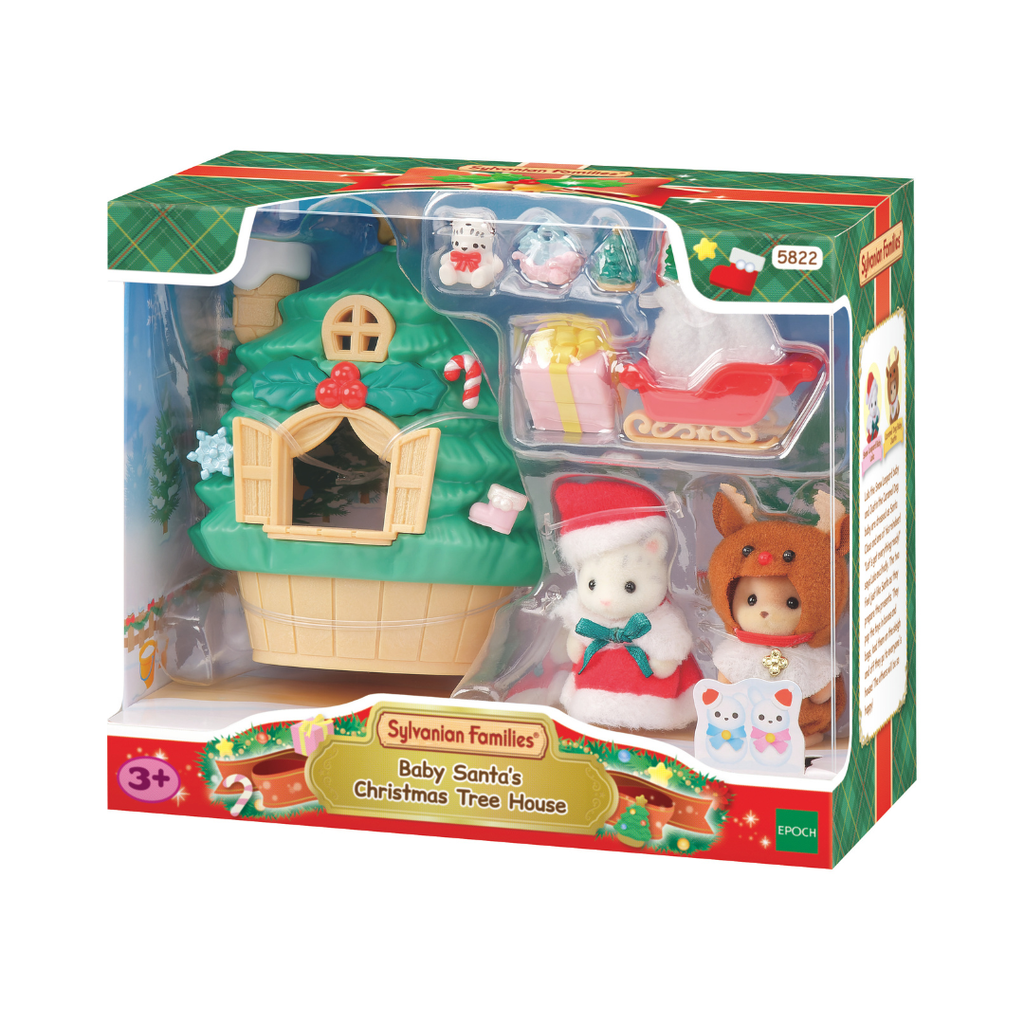 Sylvanian Families // Baby Santa's Christmas Tree House