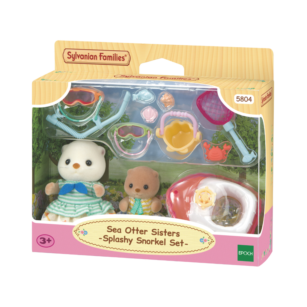 Sylvanian Families // Sea Otter Sisters - Splashy Snorkel Set