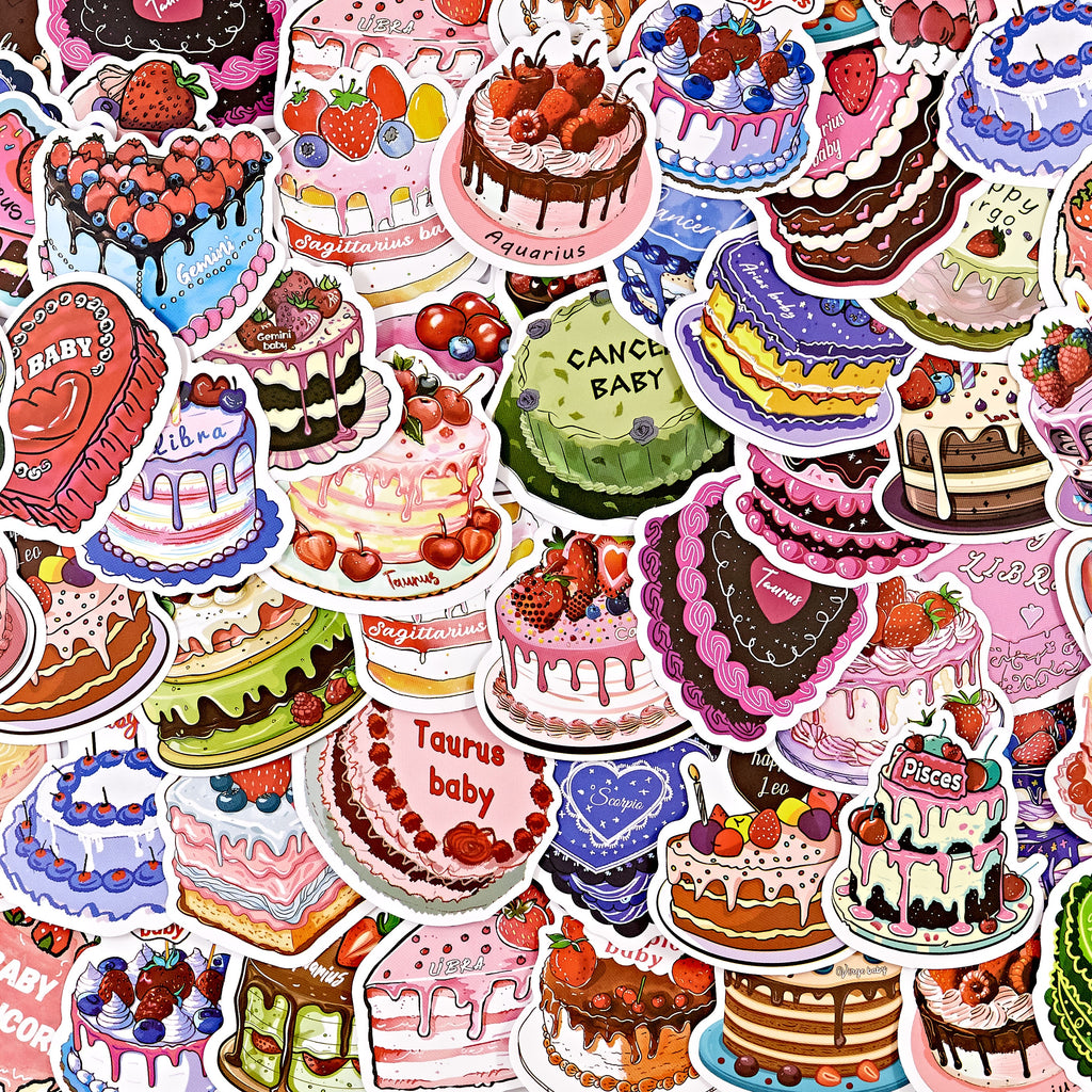 Zodiac Cake Sticker