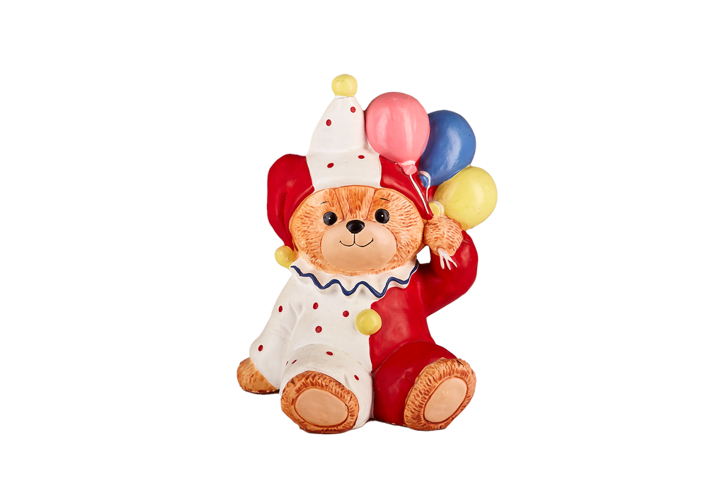 Clown Bear Money Box