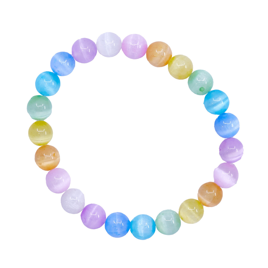 Coloured Selenite Bracelet