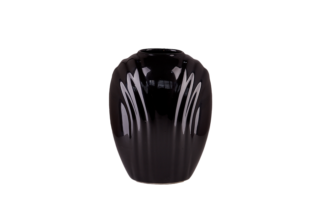 Large black Vase