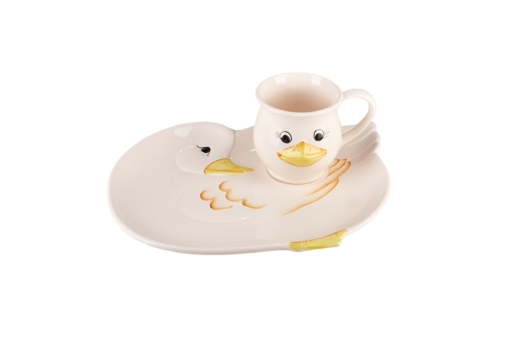 Duck Plate and Cup Set