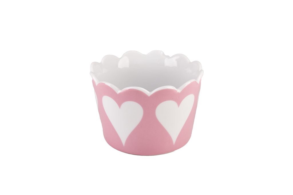 Love Heart Pattern Dish Set