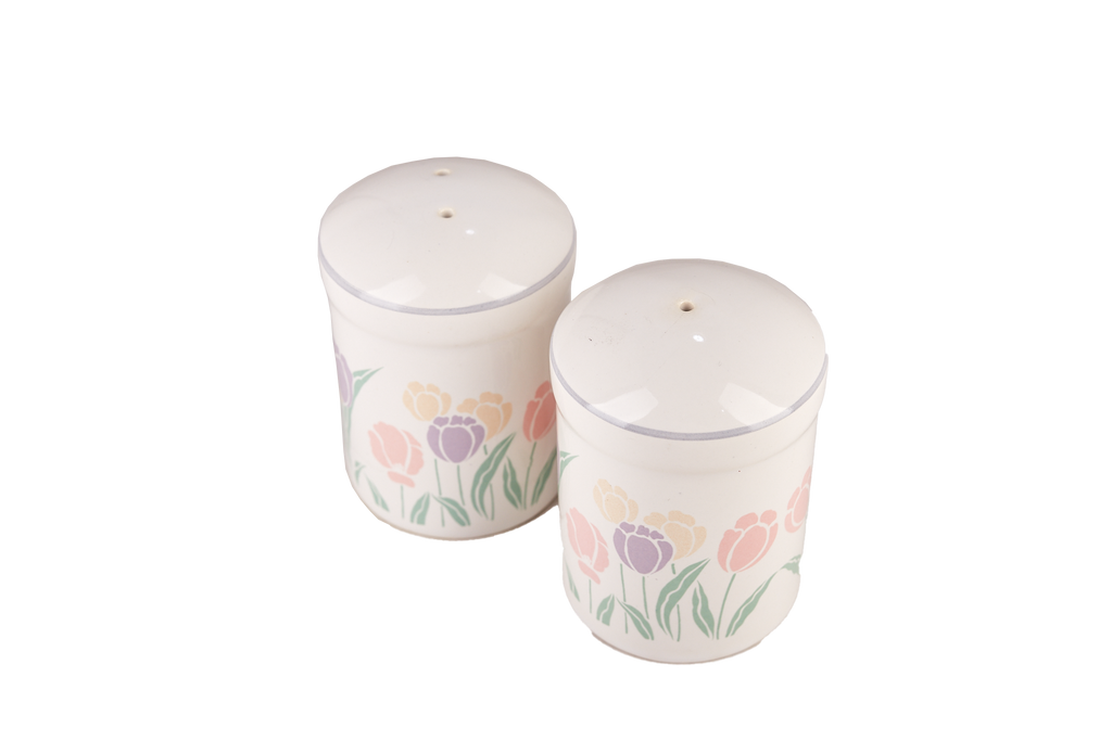 Flower Salt and Pepper Shakers
