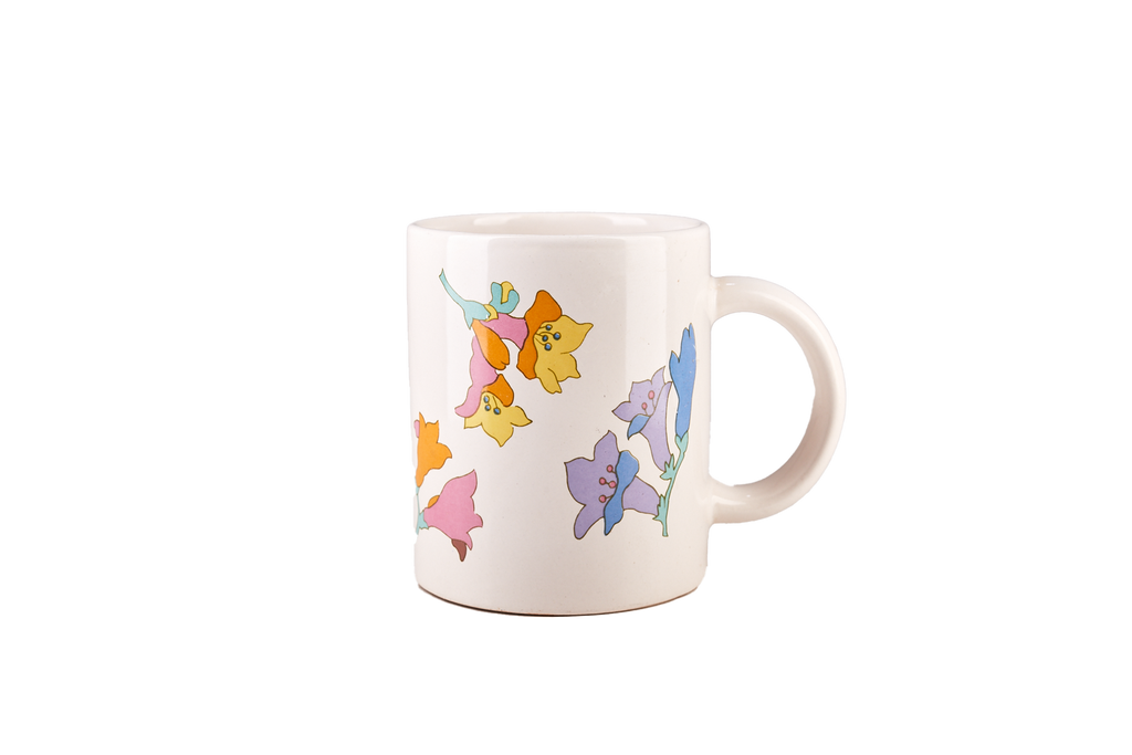 White and Colour Daffodil Mug