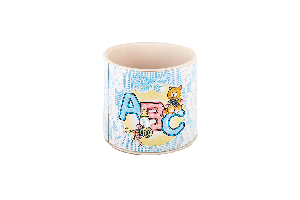 ABC Cylinder Container - Blue