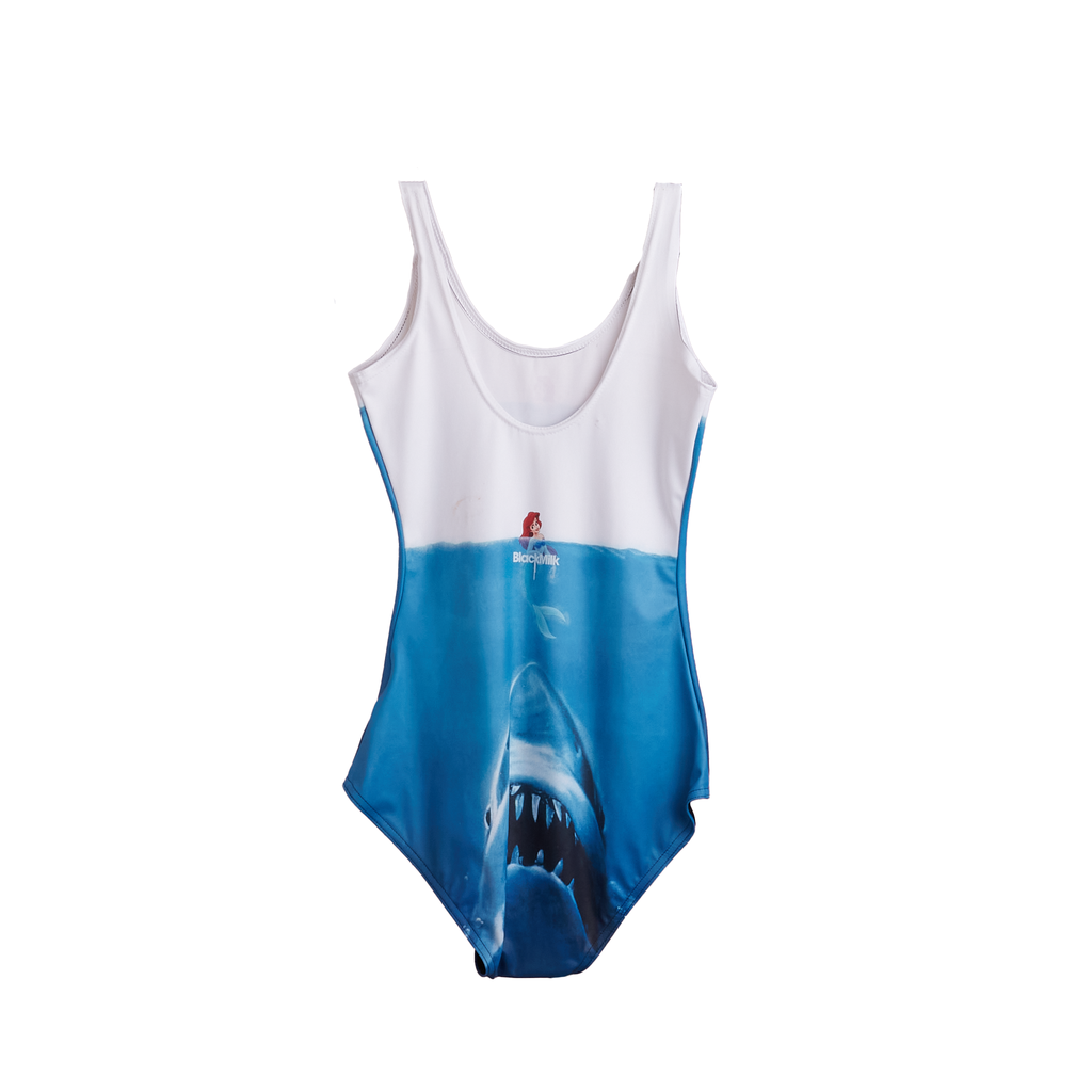 Black Milk Shark Vs Mermaid Bodysuit - Size S
