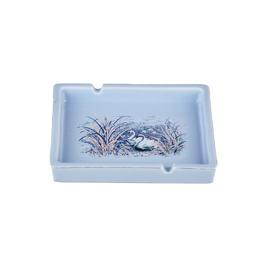 Baby Blue Swan Ashtray (Made in Japan)