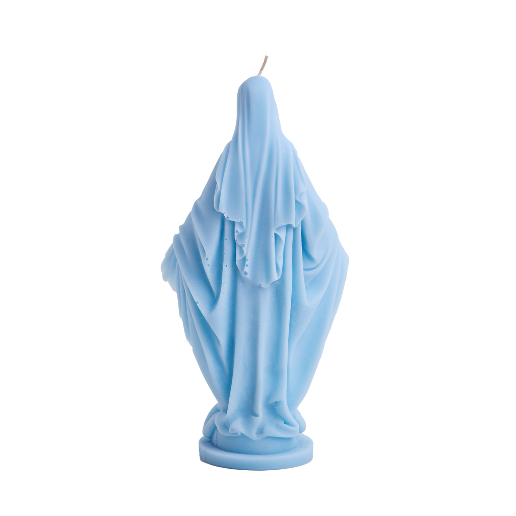 Mary Candle - Blue