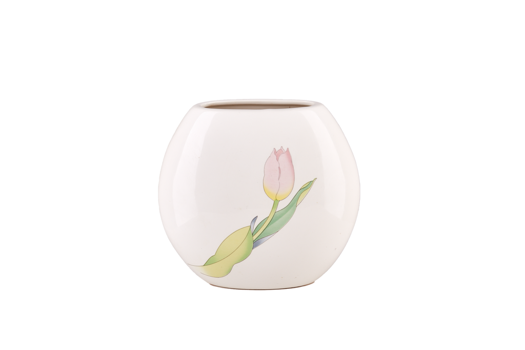 Japanese Tulip Round Vase