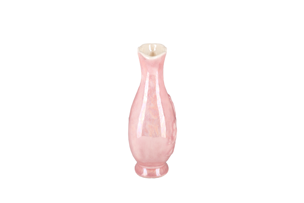 Pink Iridescent Vase