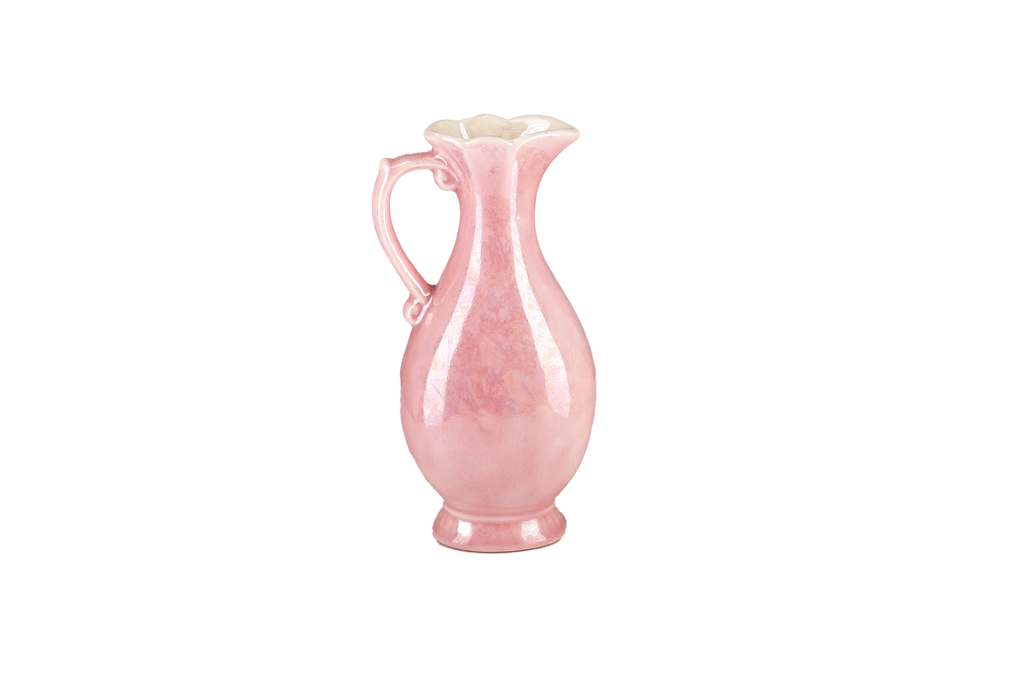 Pink Iridescent Vase