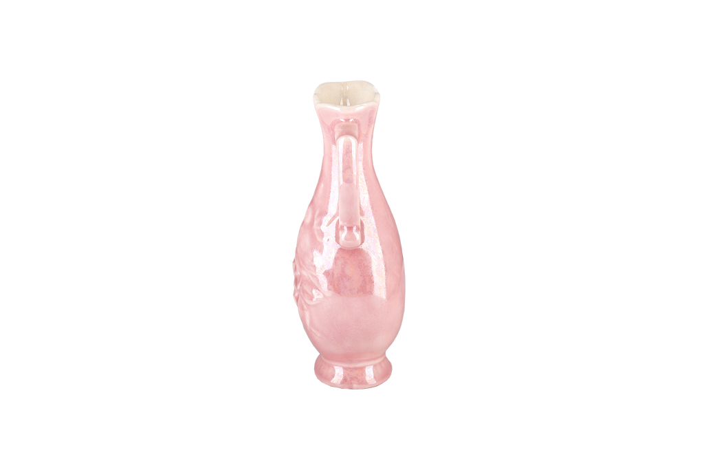 Pink Iridescent Vase