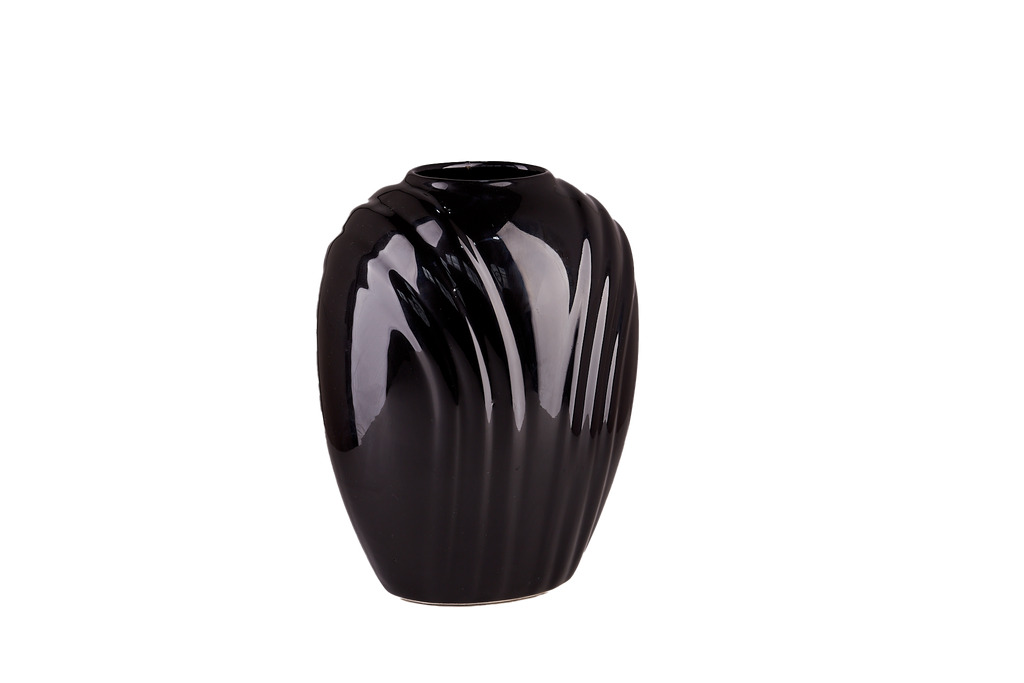 Large black Vase