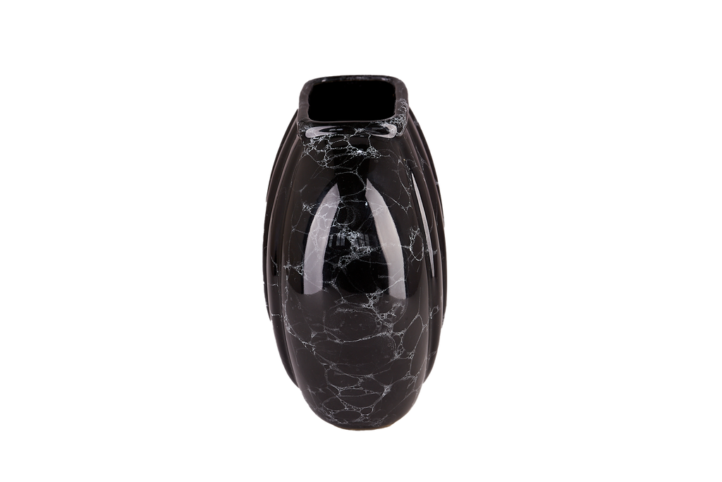 Black Marble Vase