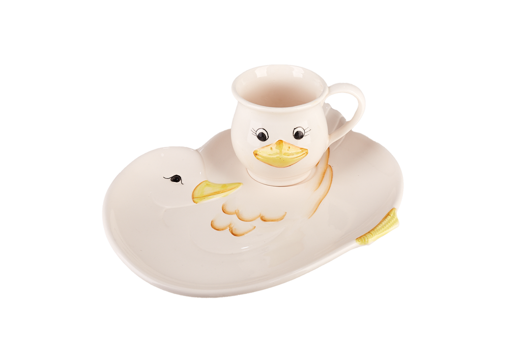 Duck Plate and Cup Set