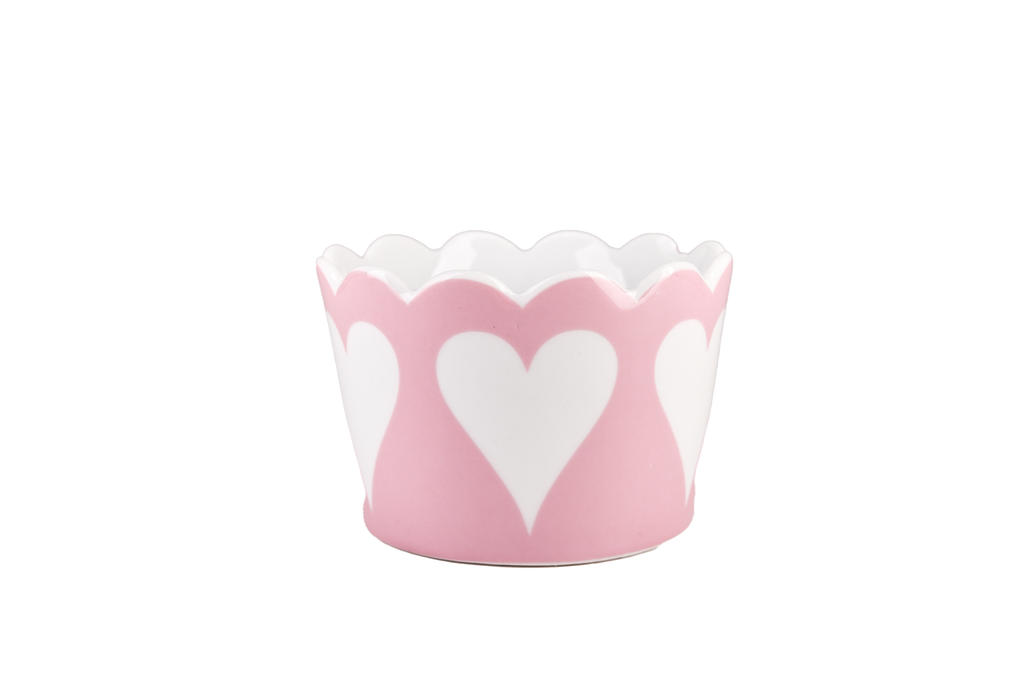 Love Heart Pattern Dish Set