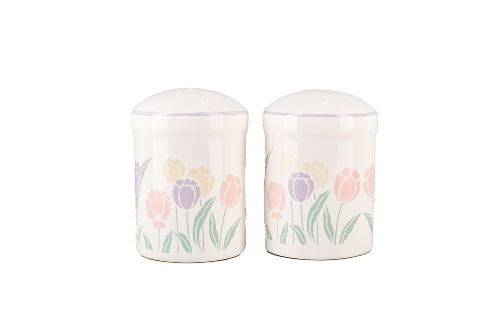 Flower Salt and Pepper Shakers