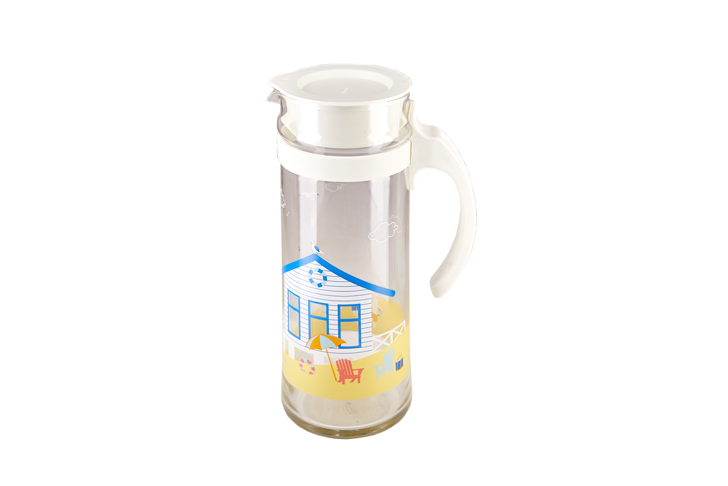 Beach Setting Glass Jug