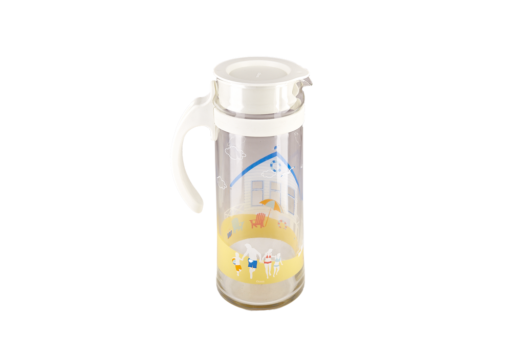 Beach Setting Glass Jug