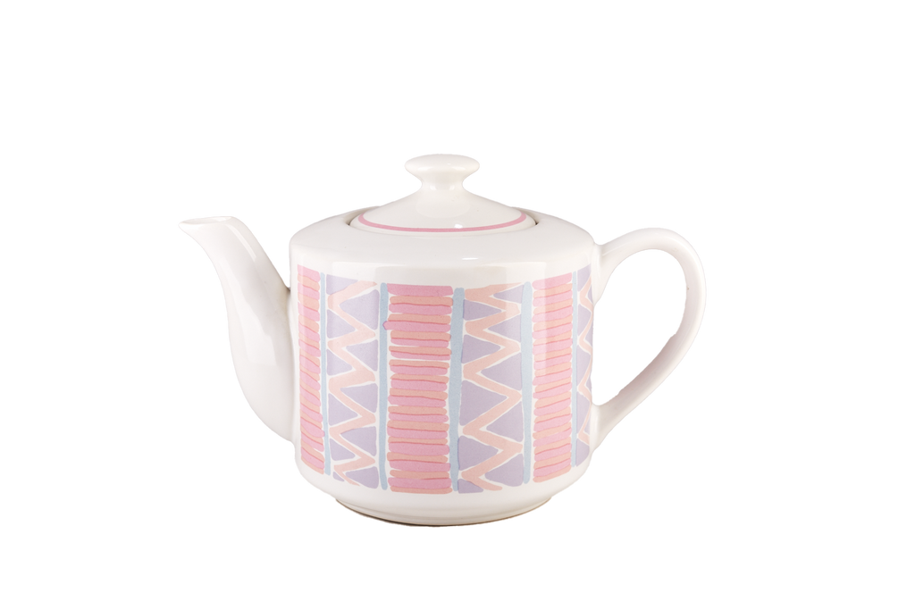 Pink, Blue and Purple Teapot Set