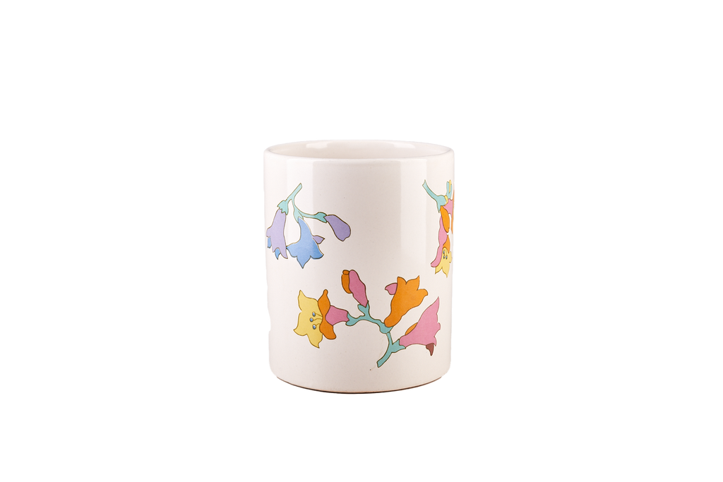 White and Colour Daffodil Mug