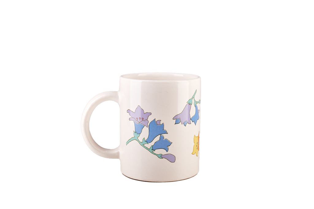 White and Colour Daffodil Mug