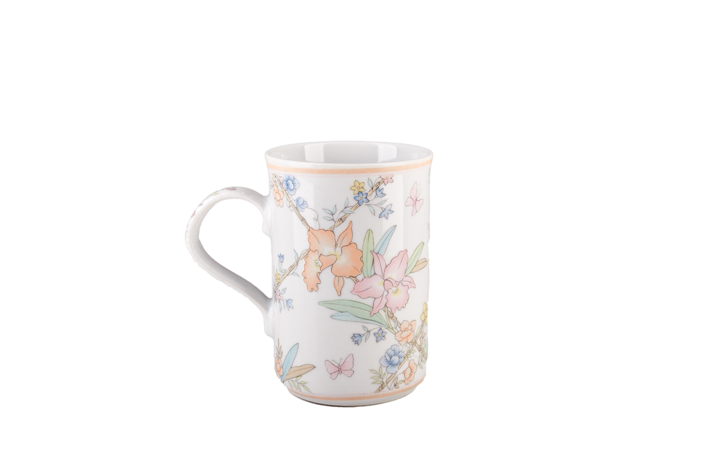 Flower and Butterfly Mug