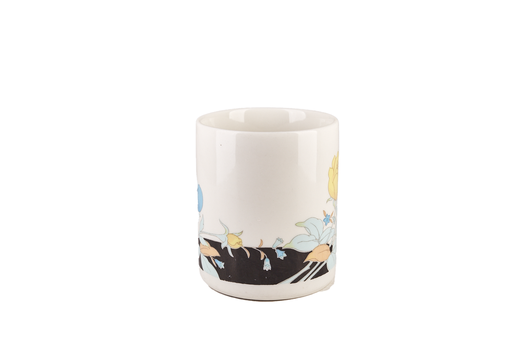 Multicoloured Flower Mug Set