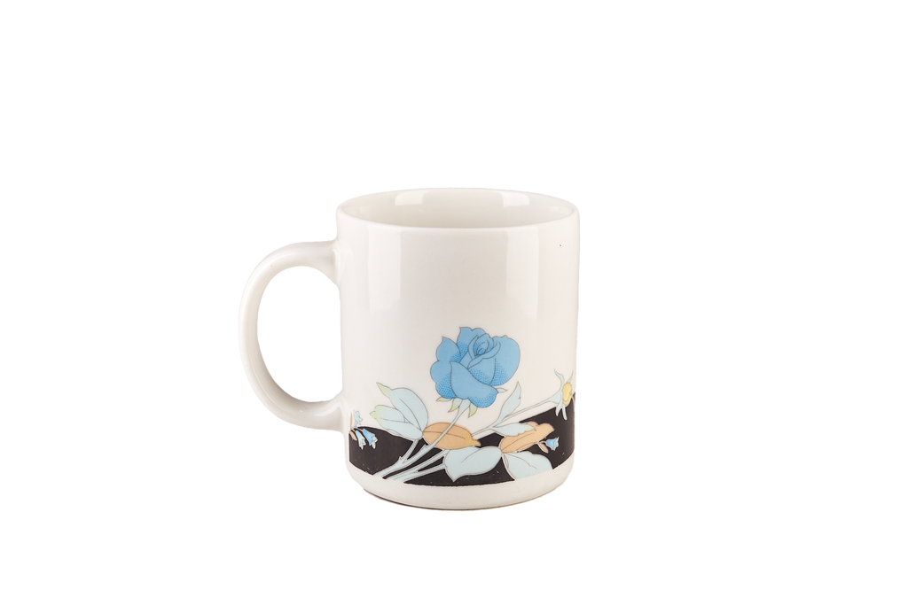 Multicoloured Flower Mug Set